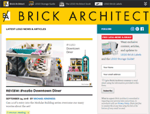 Tablet Screenshot of brickarchitect.com